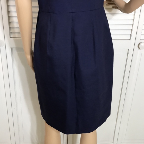 Piazza Sempione Wool Blend Blue Dress Size 6 - Picture 10 of 13